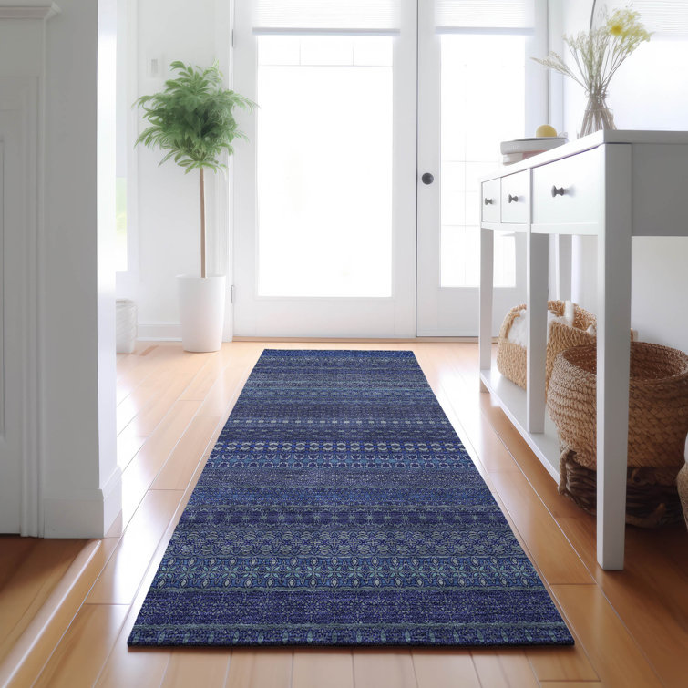 Premium Machine Washable Cerrito AMF527 Navy