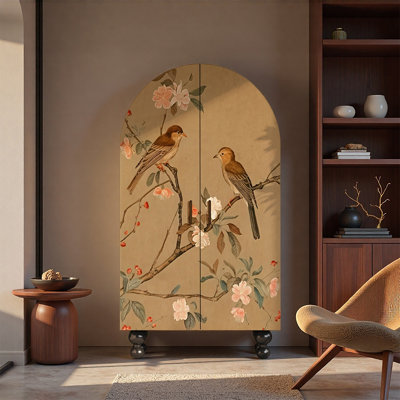 Premium Walnut Two Door Wardrobe