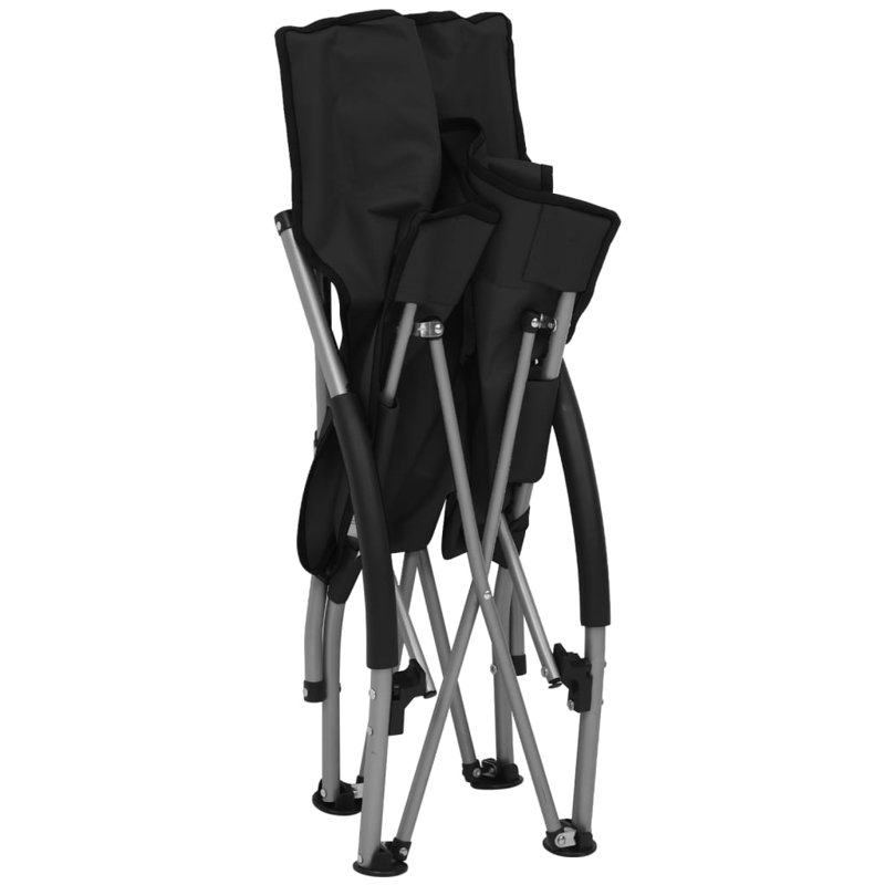 Stewartstown Folding Camping Chair, Black