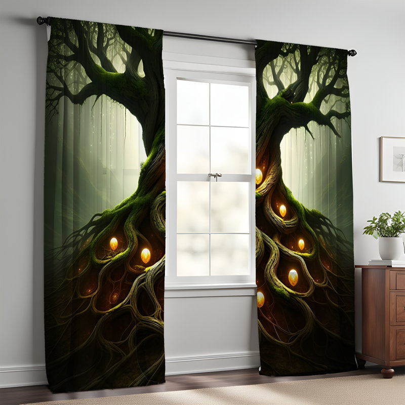 Window Curtains (WC01635), 20" W x 52" L