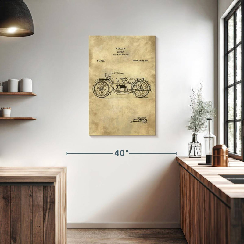 Motif de ferme industriel Laelle, H 36 po x l 24 po