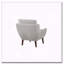 Mobilier de salle à manger en chenille 1pc gris-544761475