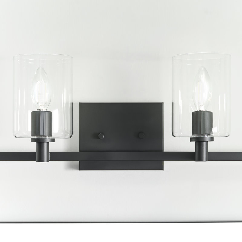 Éclairage de salle de bain à intensité variable 4 lumières Haines, Nuit noire