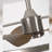 27.56" 3 Blade Modern Ceiling Fan With Light Flush Mount Metal Ceiling Fan with LED Light and Remote