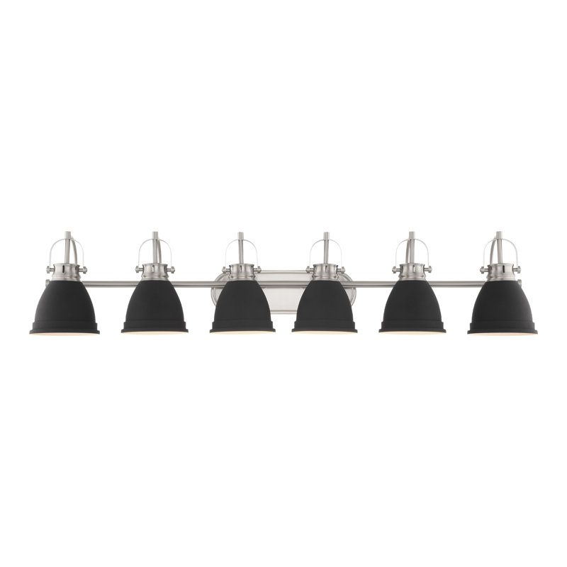 Avendano 6 - Light Bathroom Steel Dimmable Vanity Light