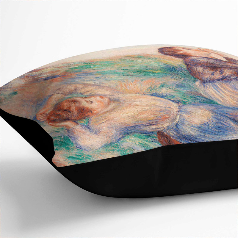 Square Cushion, 40cm H x 40cm W x 15cm D, Black
