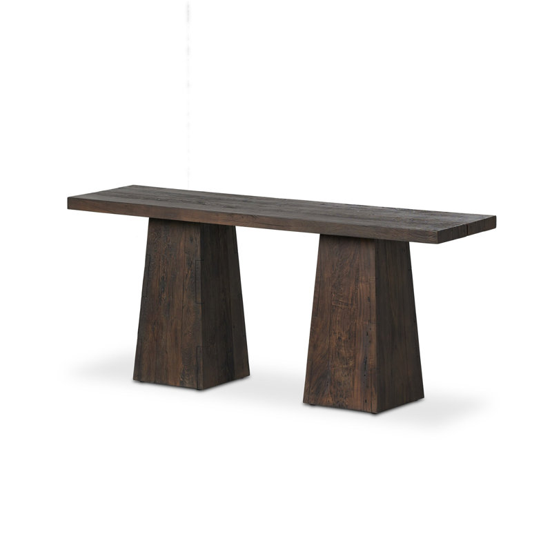 Atlas 70'' W Console Table, Smoked Alder