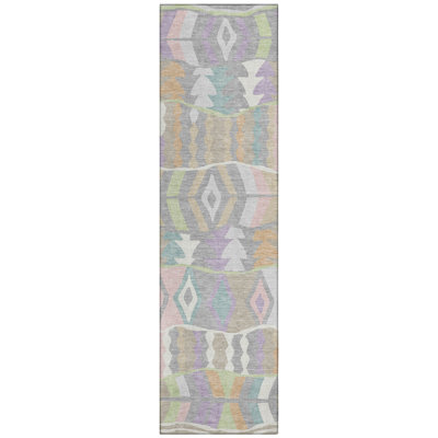 Machine Washable Indoor/Outdoor Chantille ACN2844 Lodge Rug
