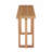 Modern Console Table, Narrow Entryway Table
