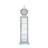 Billington Vertical Grandfather Clock with LED in Mirrored and Faux Diamonds