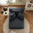67'' Compression Upholstered Chaise Lounge, Corduroy Sofa Bed With Deep Seat , Pillows And Armrests, No Assembly Required,Dark Gray-262299036