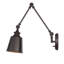 Bras pivotant à 1 lumière à intensité variable en bronze huilé Richwood-2042716968