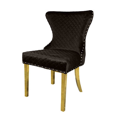 Chaise de salle à manger 2 pièces Glam Style