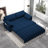 Queen Pull Out Sofa Bed,Convertible Sleeper Sofa with Side Storage, Multi-Functional Loveseat Bed-87754132