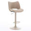Tabouret de bar pivotant à hauteur réglable Tabouret de bar moderne en similicuir avec structure en métal-114210752