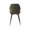 Stansky Mid-Century Modern Velvet Dining Chair with Crossed Metal Legs, Set of 2-1369079444