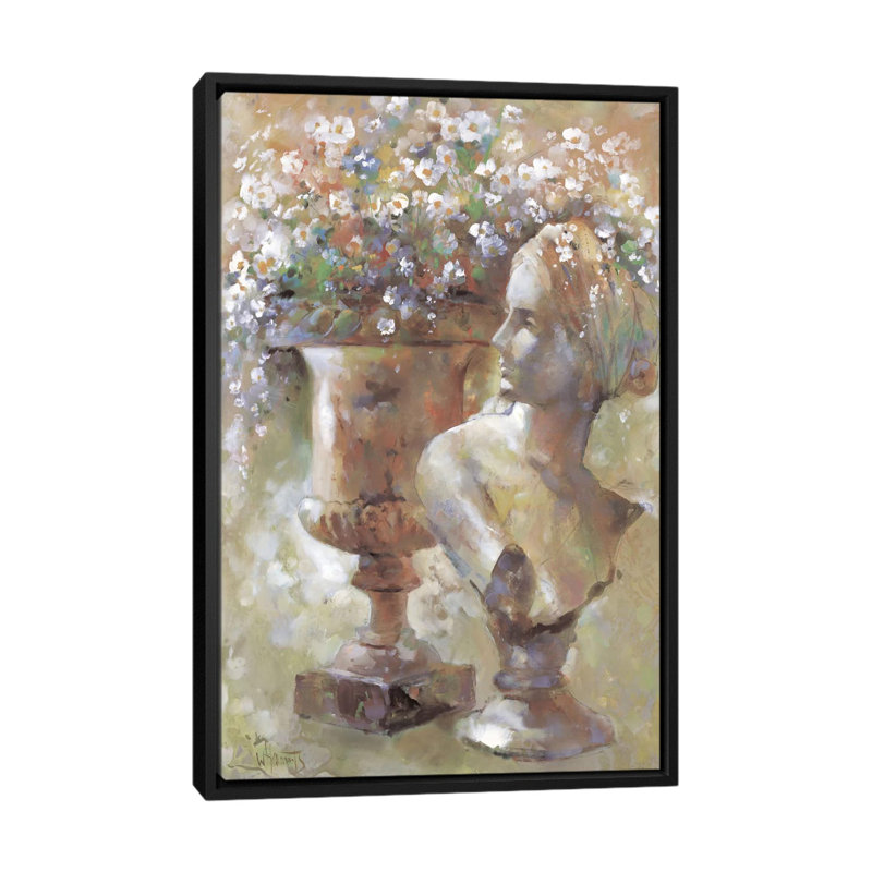 « colour sculpture », reproduction sur toile, H 26 po x l 18 po x P 1,5 po, Toile avec cadre noir, Pas de tapis