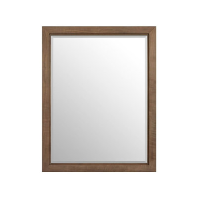Haze Mirror Natural Walnut Veneer Frame
