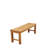 Anautica 4 - Person Teak Solid Wood Patio Dining Set Umbrella Hole Included Rectangular Table