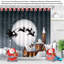Crochets de rideau de douche Chrismas Santa