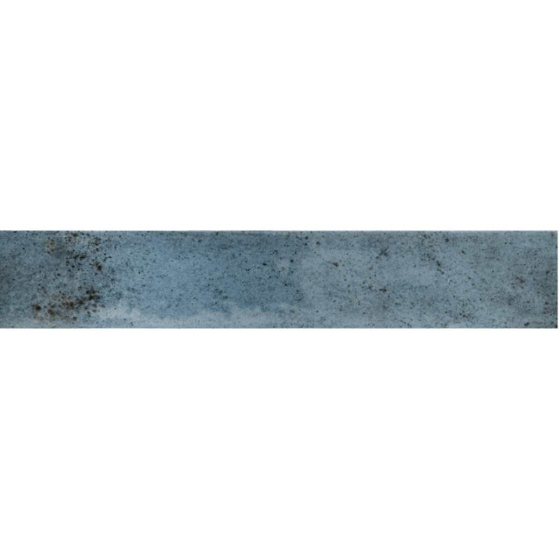Ibiza 2" x 10" Ceramic Brick Look Subway Wall & Floor Tile, Blue
