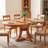 Alvares Extendable Solid Wood Dining Table with Pedestal Base