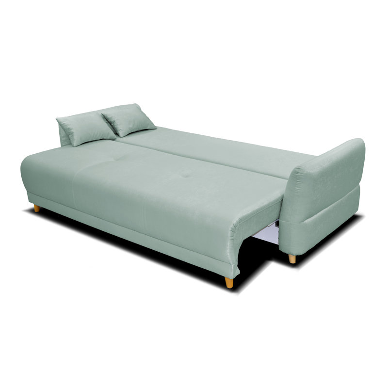 Mowbray 3-Seater Sofa Bed, Light Mint