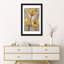 Ocre et tulipes grises I - reproduction sur toile-32562981-72126823