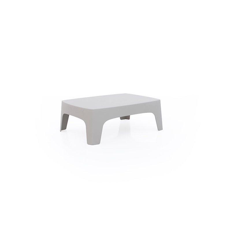 Solid Plastic/Resin Coffee Table, Ecru, 39.25" W x 27.5" L x 13.75" H