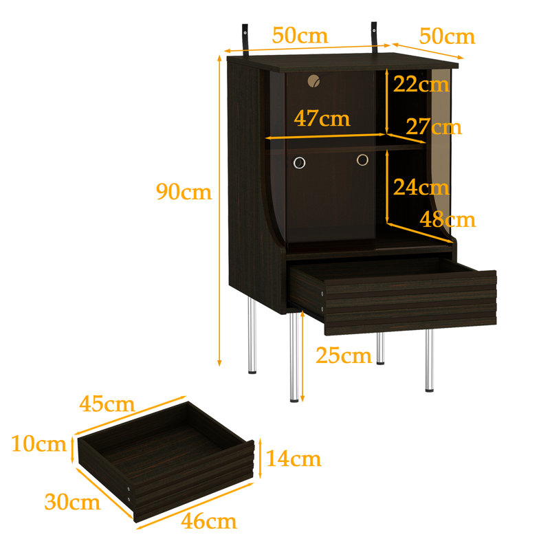 90cm H