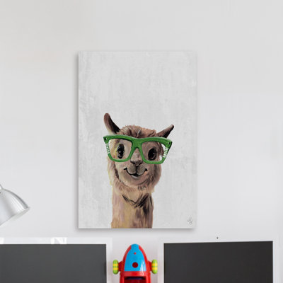 Sweetwood Glasses III Print on Wrapped Canvas