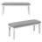 6 - Person Four Leg Dining Set-400698140-400698139