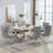 Charys Tufted Velvet Upholstered Cross Legs Parsons Dining Chair-794719949