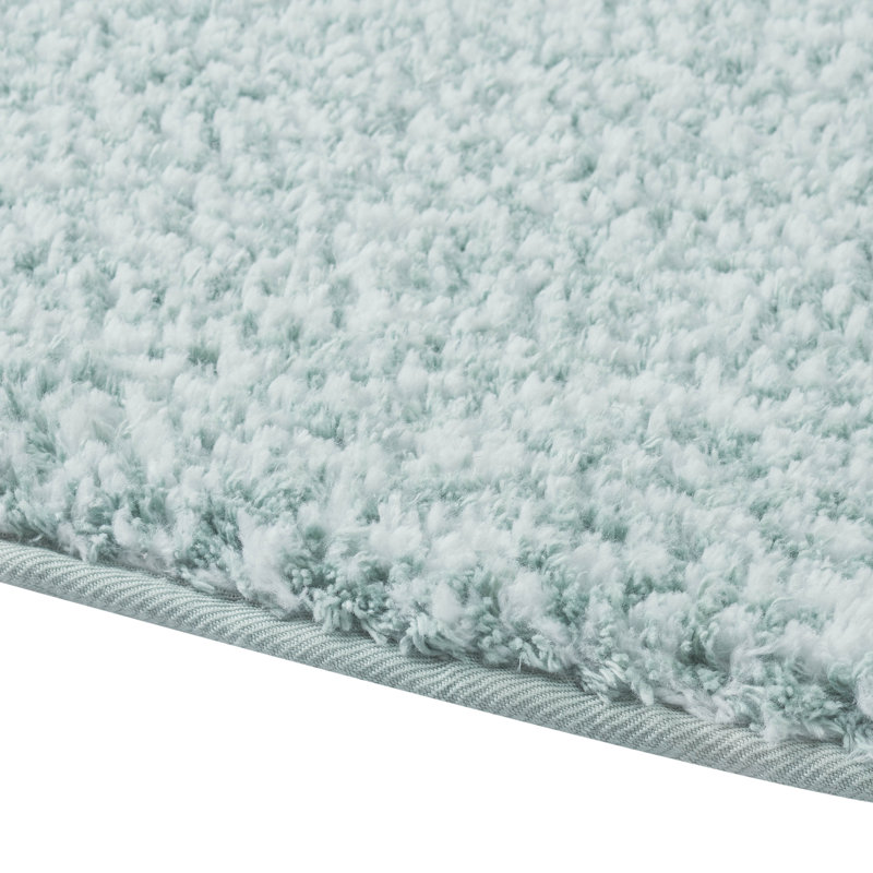 Tapis pour salle de bain Home , Simple - L 17 po x l 24 po, Vert