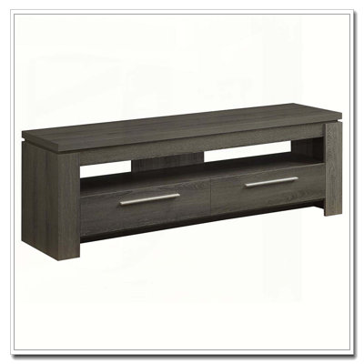 Weathered Grey 59-inch 2-Drawer TV Console