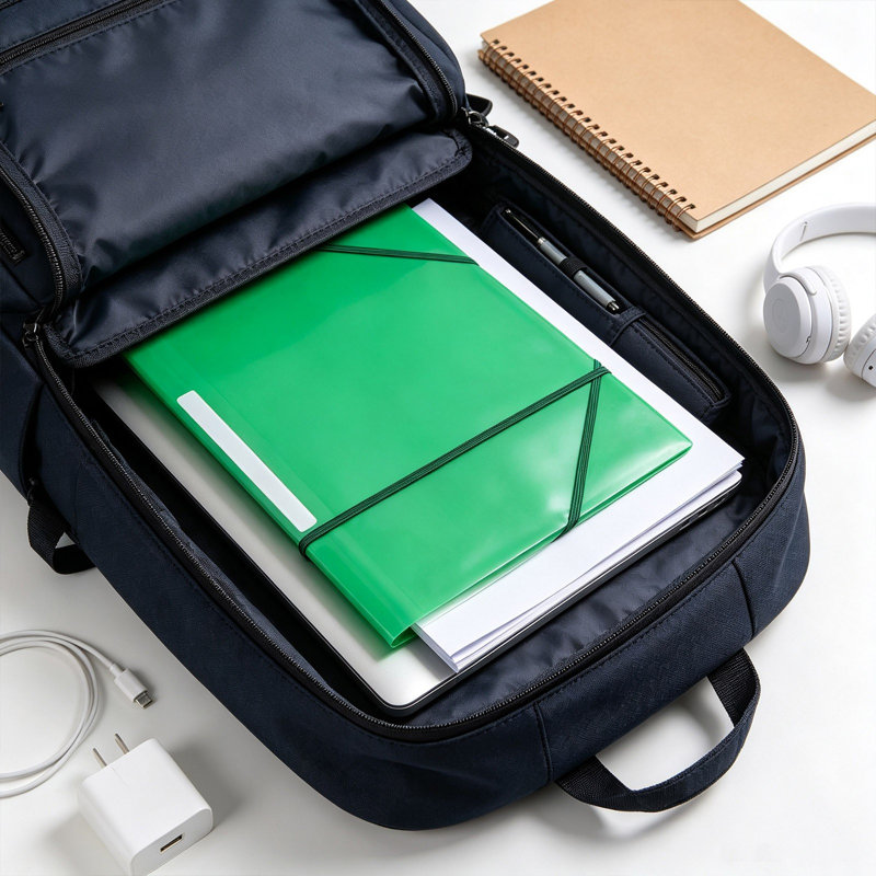 Chemises de classement en polyester, format A4, épaisses, avec courroie de reliure, pour documents, idéales pour l'école, le bureau ou les entreprises.