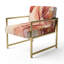 Chaise d'appoint rembourrée Peach Petal Dance-1336238526