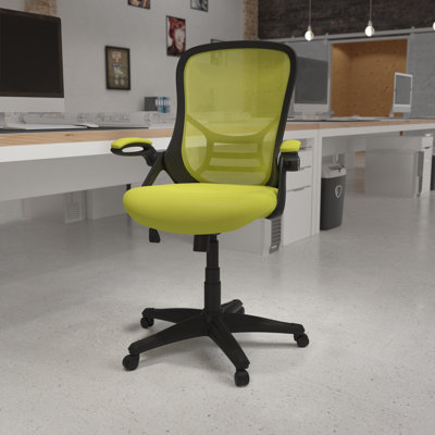 High Back Mesh Ergonomic Swivel Office Chair with Flip-up Arms