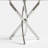 Glass Top Metal Base Dining Table-733146909