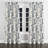 Country Farmhouse Window curtains - Blue Boigie Grommet Curtain - 1 Panel-602724697-602724701