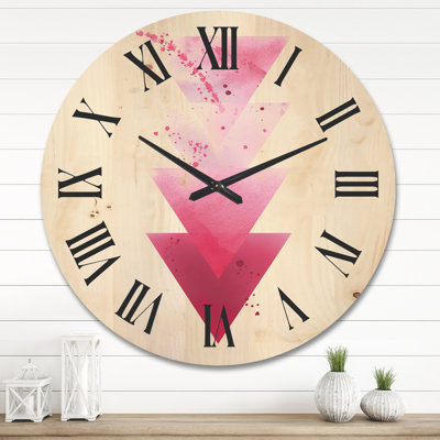 Solid Wood Wall Clock