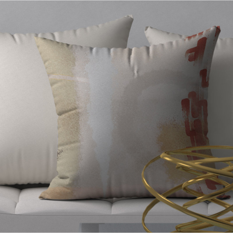 Reversible Throw Pillow, 18" x 18"