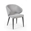 Marcus 46cm H Fabric Upholstered Side Chair in Grey-1253734885