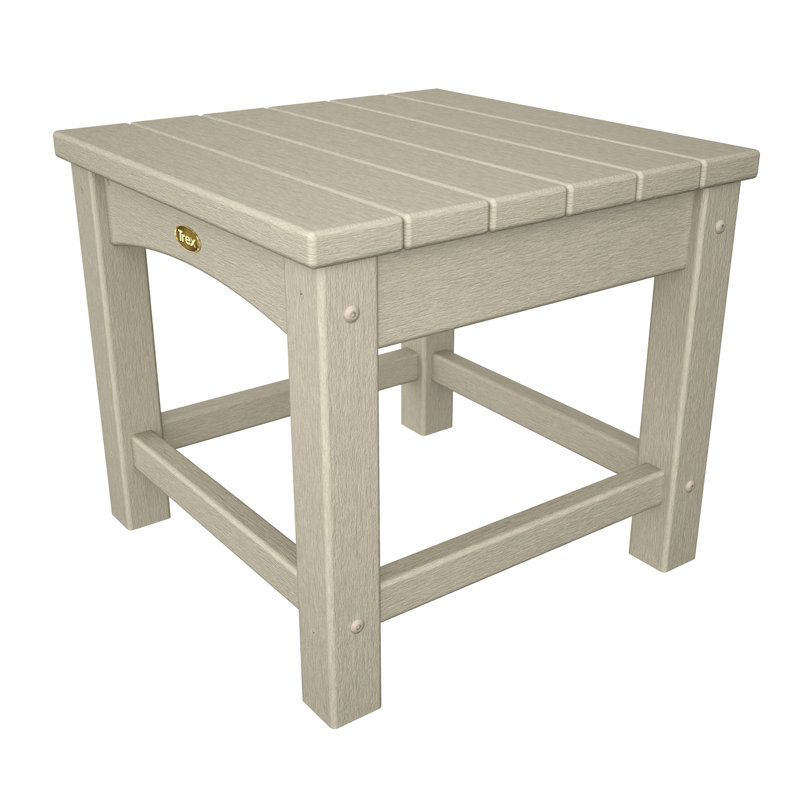 TREX Outdoors Rockport Club 18" Side Table, Beige