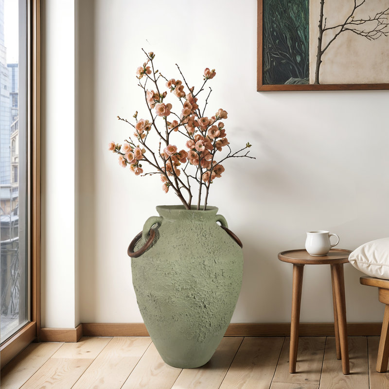  Vase de plancher 28 "Omix Green Ethan