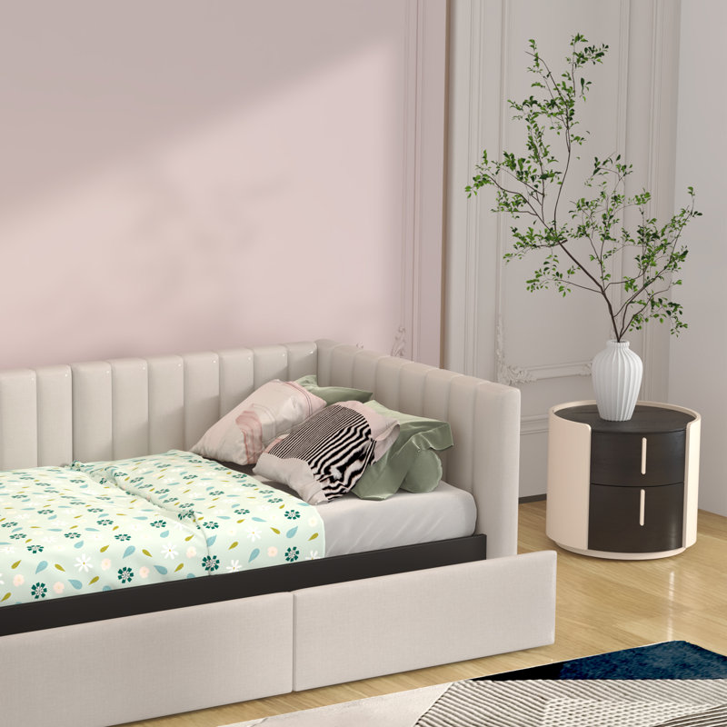 Jordyne Upholstered Daybed, Beige