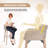 30''H Bar Stool With Solid Wood Frame And Foam Seat-1668164550
