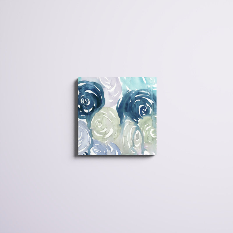 «Watercolor Crush I» par Grace Popp - peinture sur toile, H 20 po x l 20 po