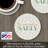 Salty Single Round Absorbent Stone Coaster