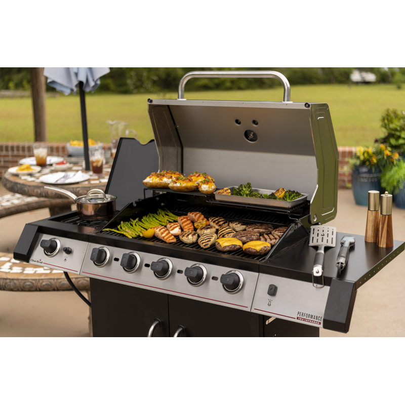 Char-Broil 5-Burner Propane Gas Grill with Cabinet
